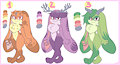 Long-eared and horned rabbits (Adoptables)
