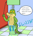 Brok gets Flushed
