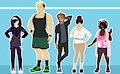 Some recurring characters