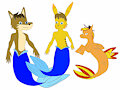 Jason and friends as Merfolk
