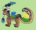brown and grass dragon oc req