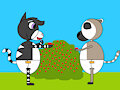 Berry picking.
