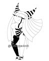 Zanam the Zeti - Lineart by Prototype4rch