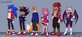Chaos AU (2021) Character Redesigns by Ithiliam