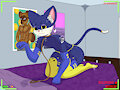 Punchy want to show off his new outfit