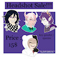 SALE : DISCOUNT HEADSHOTS!!! 15$