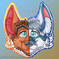 Raffle Marker Badge - Curly flurry