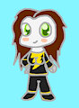white lady black suit oc req
