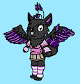 purple n black furry anthro oc req