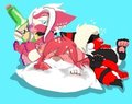 Drinking With Big Bro  by BloodFang717