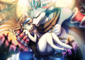 COMMISSION 2nd 16: GarnetWolf & Ayu