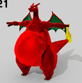 Chubby Charkol T-Posing (by WingedYoshi64)