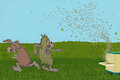 Grit and Grimy have a Bad Day with the Honeybees - Slideshow Still Shots
