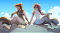 Commission - Sunny afternoon by LazySnout