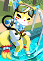 Kurari Preparing to Dive