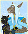 Shirogane & Kyuki by Hironis