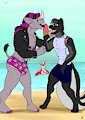 Arix and a friend by fullaccess1