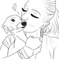 Jenna Marbles and Kermit by Zombi3chik