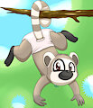 Hanging around.