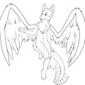 Lineart commission by Anozam