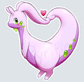 goodra heart sticker by Pyritie