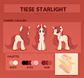 Tiese Starligh by Snowfirechakat