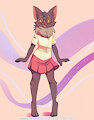 Bat wearing a skirt! by Saucy