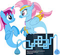 Parcly Taxel and Wishgriff at UK PonyCONLINE