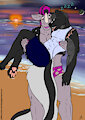 Arix and Ty at the beach, part two by fullaccess1