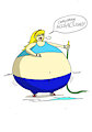 Violet Beauregarde Water Inflation Part 1 by Montoya666
