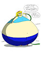 Violet Beauregarde Water Inflation Part 2 by Montoya666