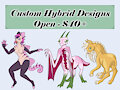 Custom Designs Open~