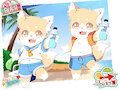 day at the beach by toruu90