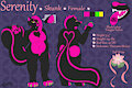 Serenity Skunk Ref Sheet