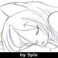 Sleepy Kitty (by Malachyte) by Zeikcied