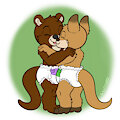 Cousin hugs