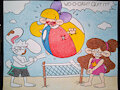 Beach Ball Girl