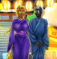 At the Festival with Nihashi