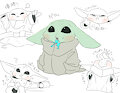 Baby Yoda♡ by hentaib