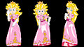 Melee Peach Victory Poses