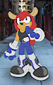 Commission - Mighty the Armadillo by Howdidwegethere
