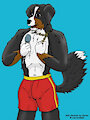 Porter - the fursona and RP character which my dog is named after