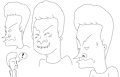 Beavis doodles