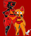 FemSentry and Rocky [gift] by SimPiko