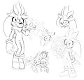 silver doodles by Midnightkinkykitsune