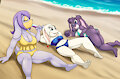 Beach Buns (Commission)