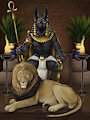 Anubis' throne by Nievaris