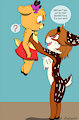 Deer Meets Deer (by Caluriri)