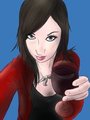 A glass of wine makes everything fine. by Zombi3chik