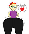 Affy Trying Black Jeans